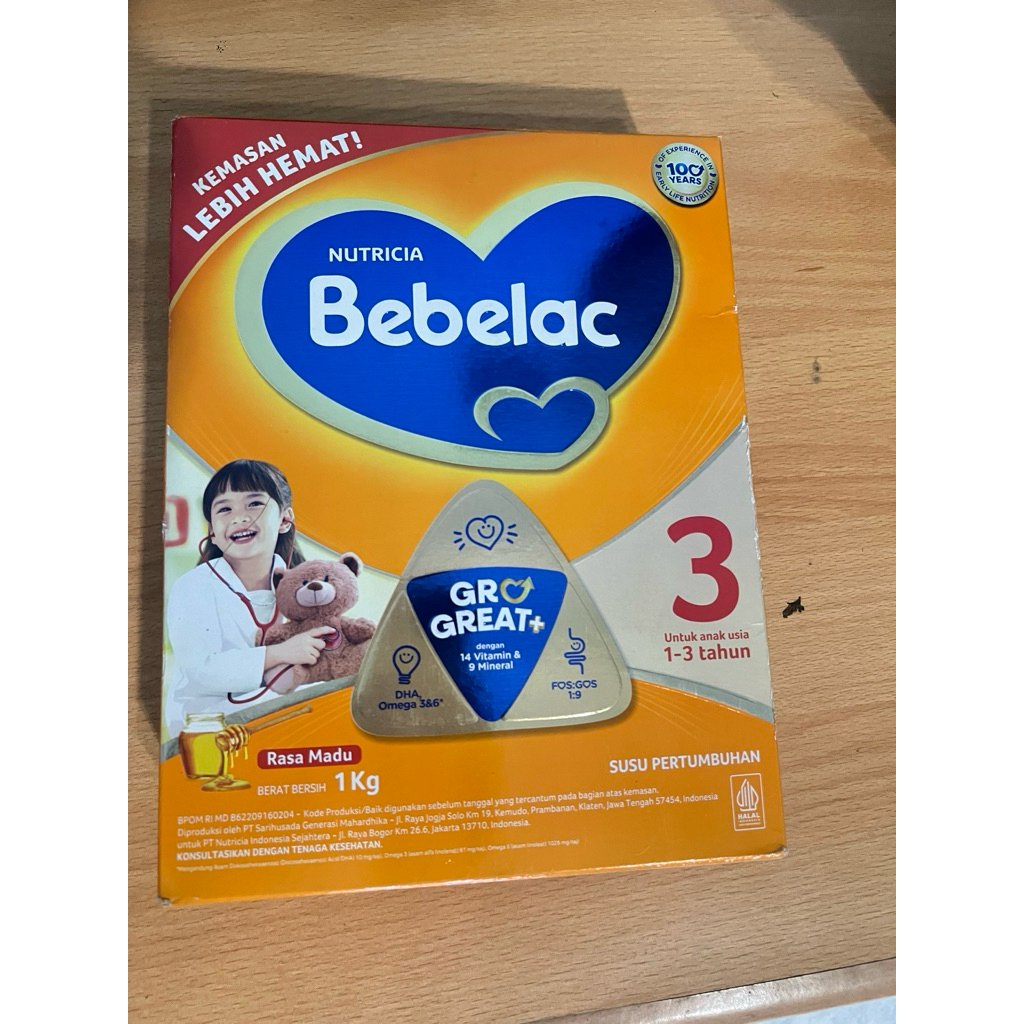 

Susu Bebelac 3 Madu 1000gr