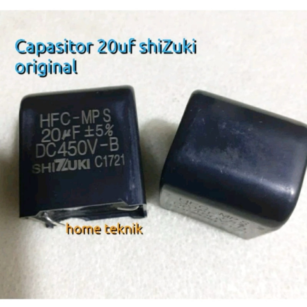 Capasitor 20uf DC 450v shizuki Original