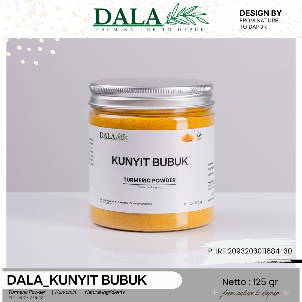 

DALA_Kunyit Bubuk / Turmeric Powder (65 gr / 125 gr)