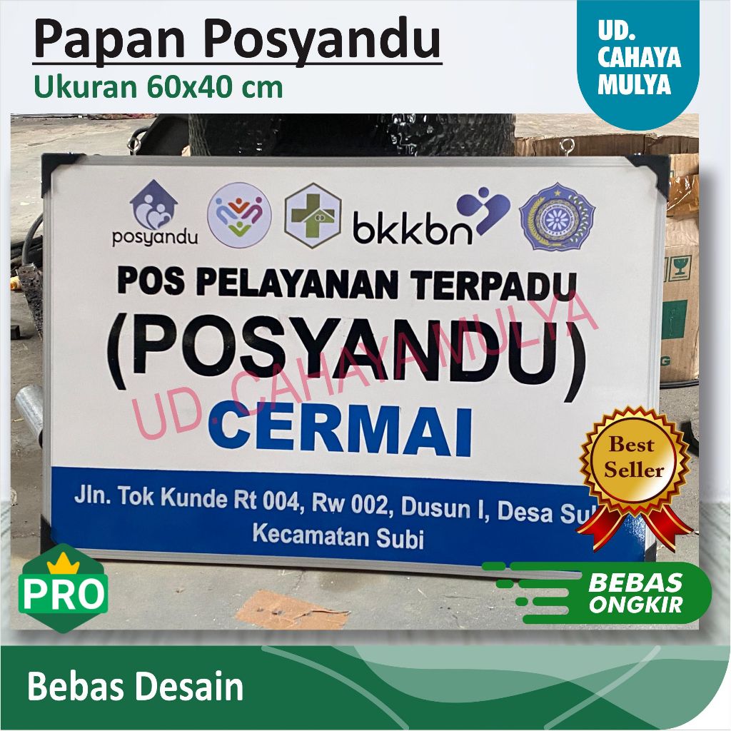 

Papan POSYANDU Desa - Desain Bebas
