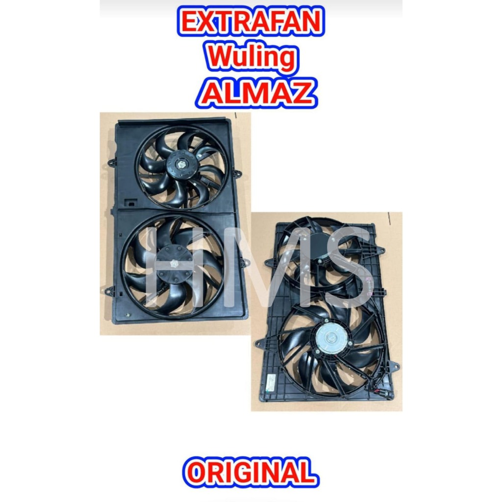 Motor Fan Assy Extra Fan Assy Radiator Wuling Almaz Asli