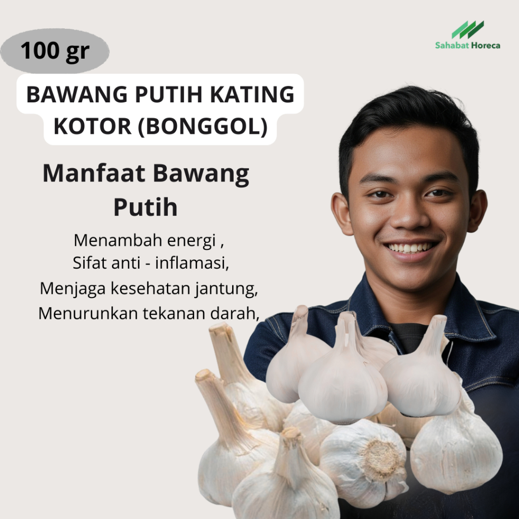 

Bawang Putih Kating Kotor (Bonggol) 100gr - 05