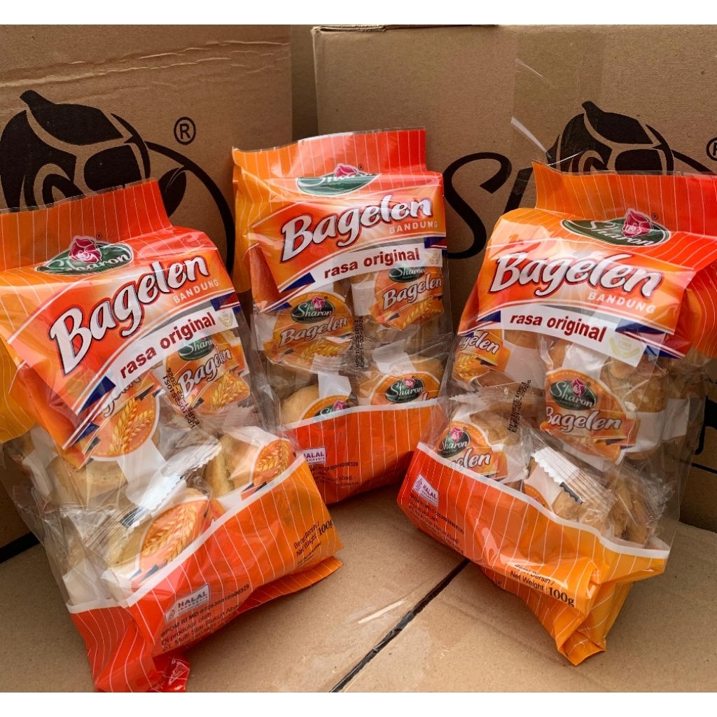 

SHARON BREAD FOR LIFE BAGELEN BANDUNG / KUE KERING RASA ORIGINAL 100GR