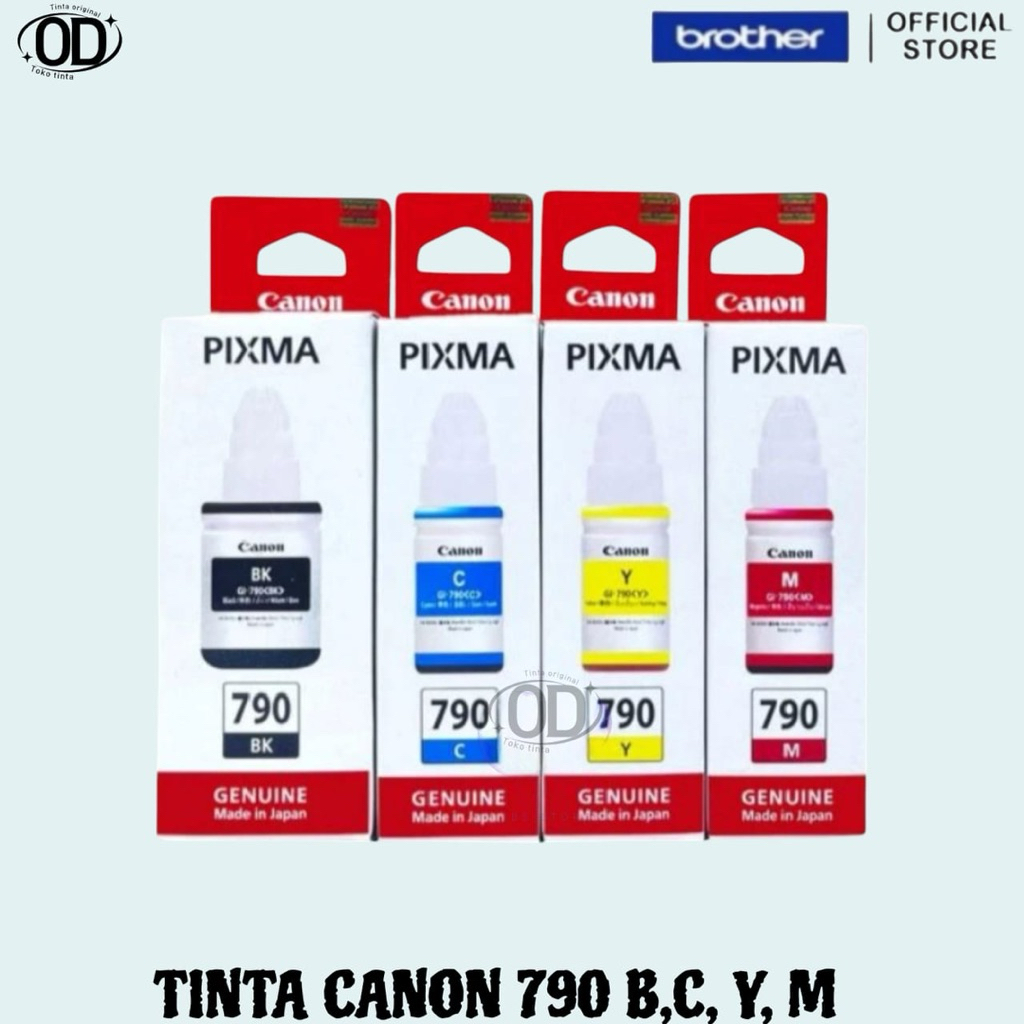 TINTA CANON Gi790 ORIGINAL 1 SET FOR PRINTER G1010 G2010 G3010