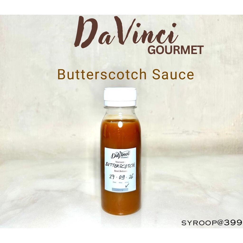 

Davinci Butterscocth Sauce Repack 30ml 50ml 100ml 250ml