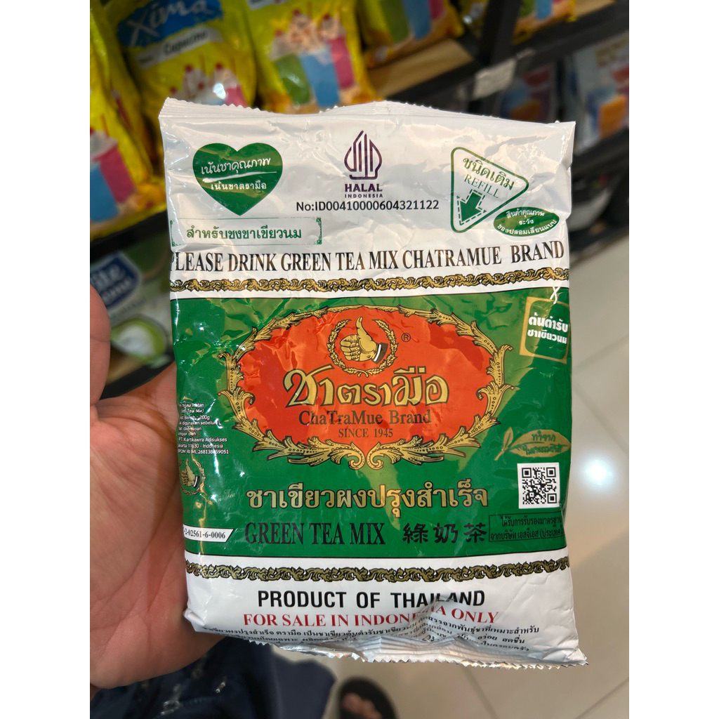 

CHA TRA MUE thai green tea 200gram