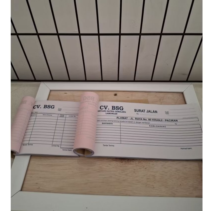 

NOTA USAHA TOKO BON FAKTUR CUSTOM DESAIN 1 PLY 2 PLY TERMURAH