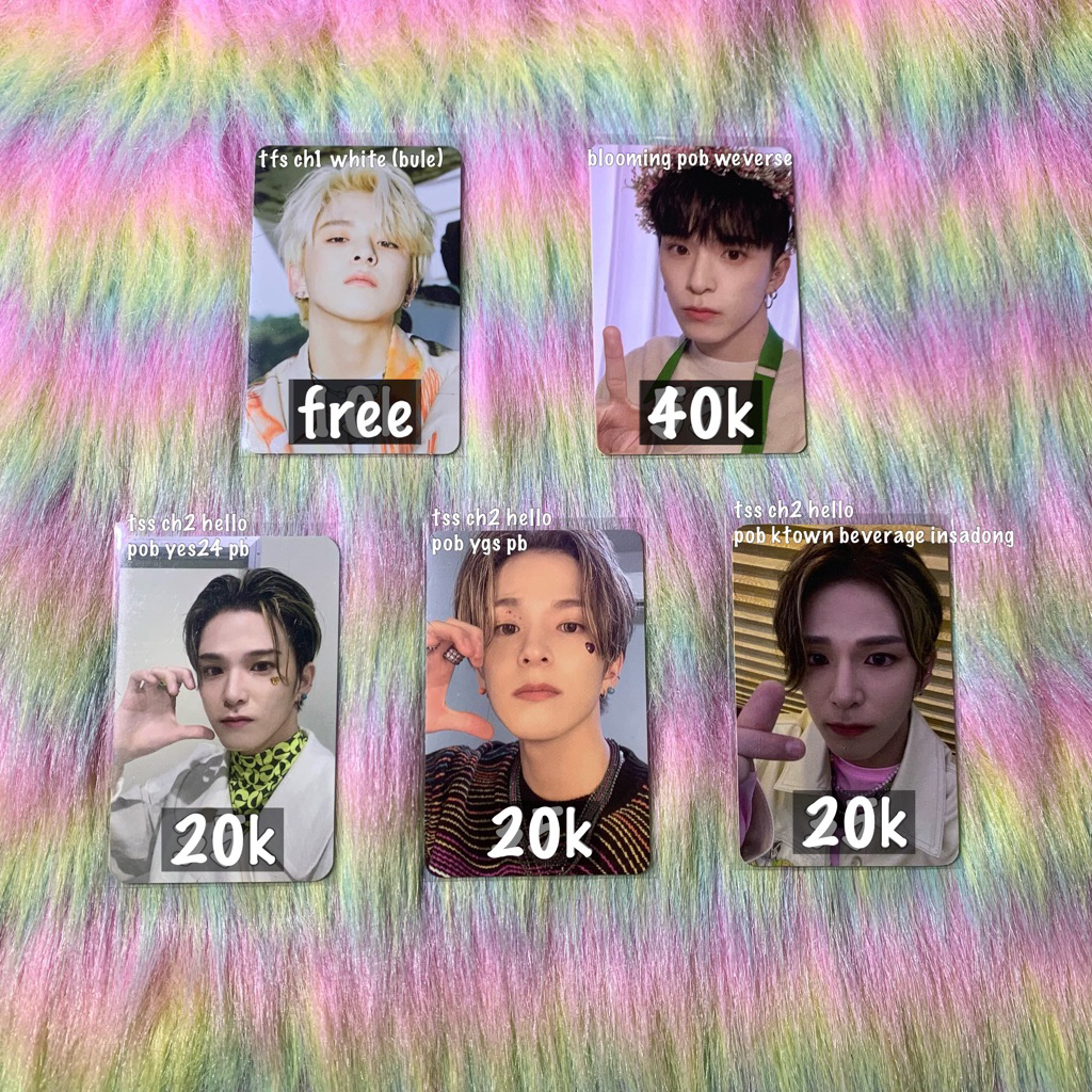 PC Treasure Asahi The First Step Ch1 White Bule Blooming POB Weverse WV The Second Step TFS TSS Ch2 