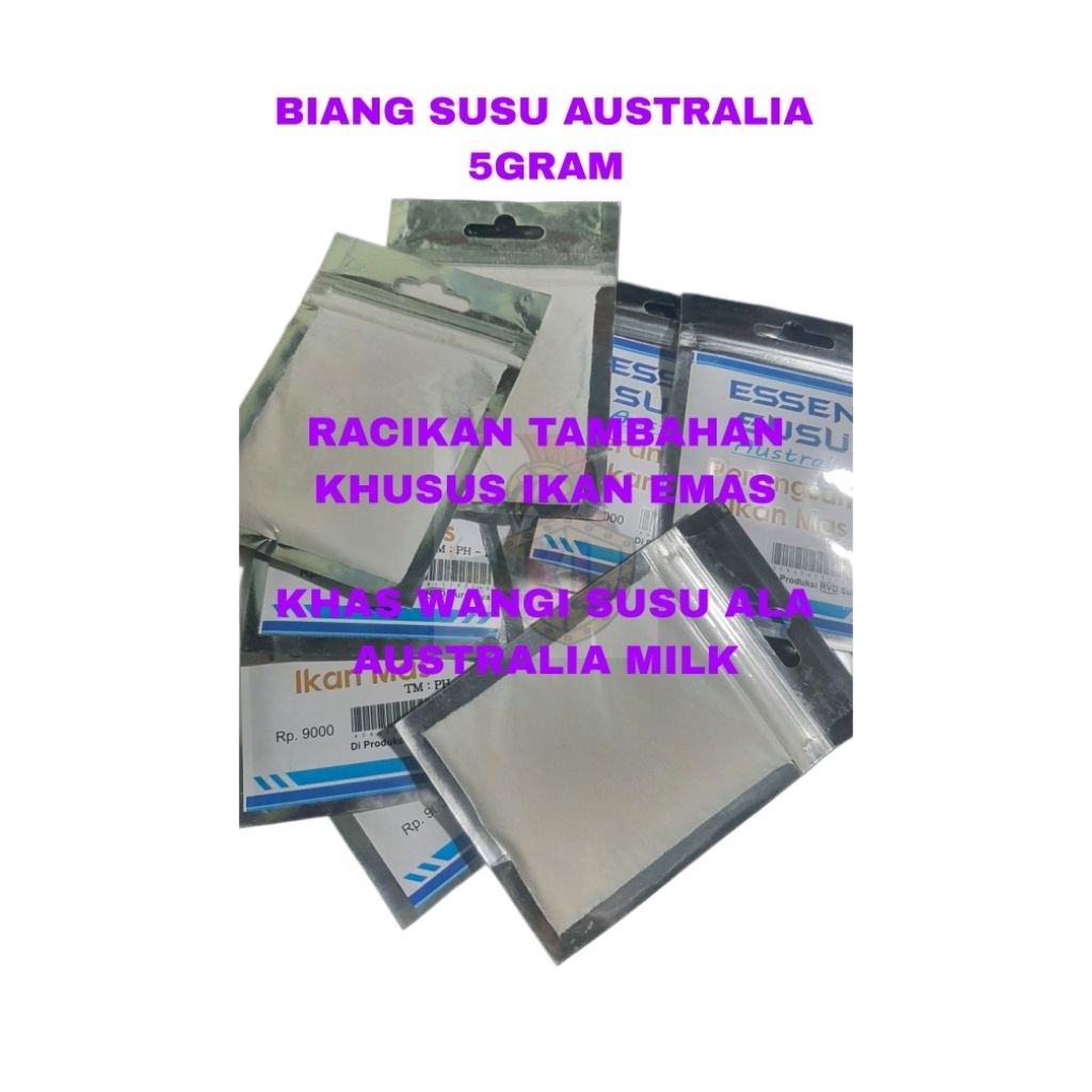 Biang Susu Jerman / Australia Biang Susu Serbuk White 5gram per Bungkus