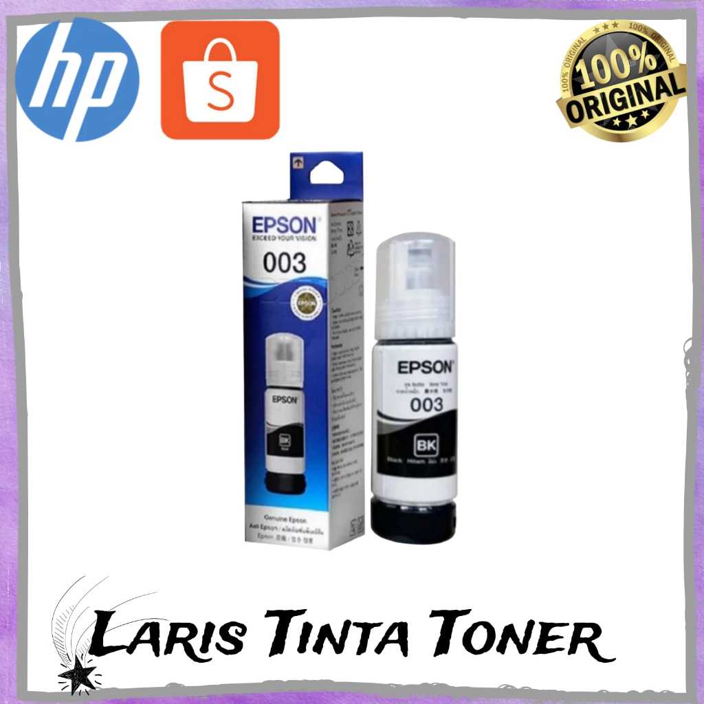 Epson Tinta 003 Original For L1110 | L3310 | L3116 | L3150 | L3156 | L5190 Original