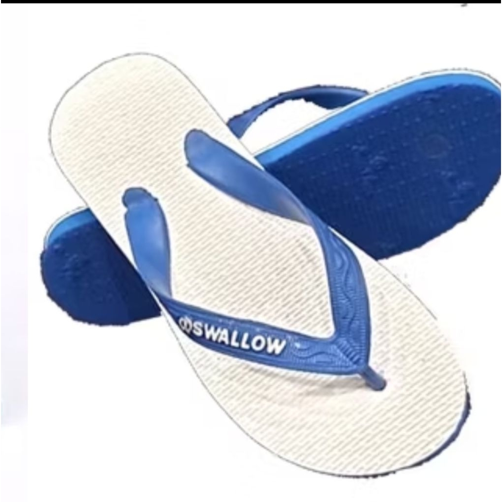 sandal jepit swallow warna biru