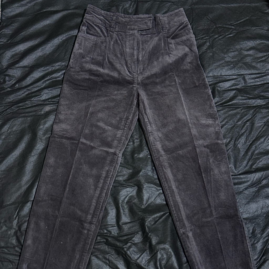 celana corduroy hitam