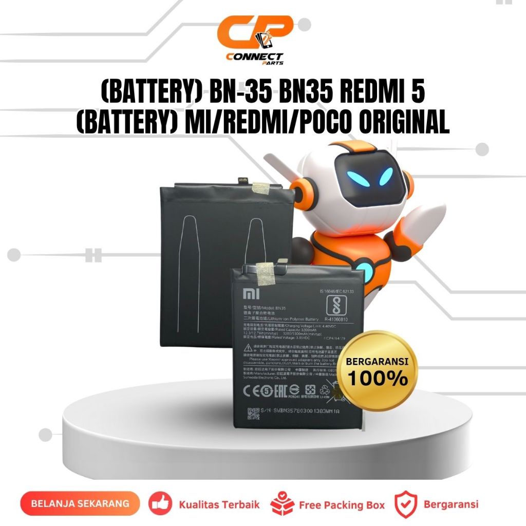 (BATTERY) BN-30 BN30 REDMI 4A (BATTERY) MI/REDMI/POCO ORIGINAL