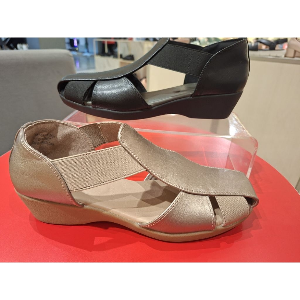 Bata Sepatu Kerja/Pantofel Wanita Full Black 6516323