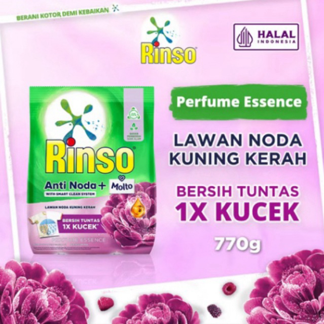 RINSO MOLTO DETERGENT BUBUK 770gram