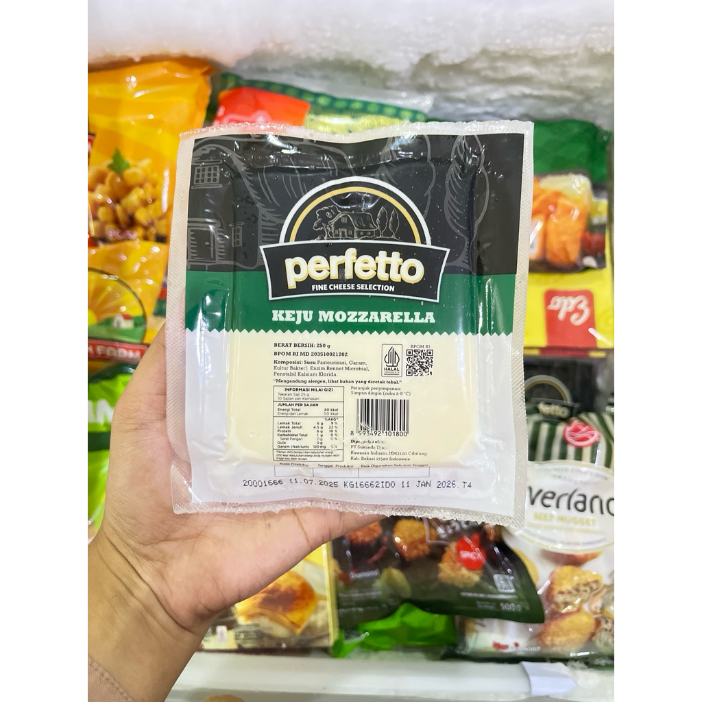 

Keju Perfetto 250gr/Keju Mozzarella Perfetto/Keju Mozzarella