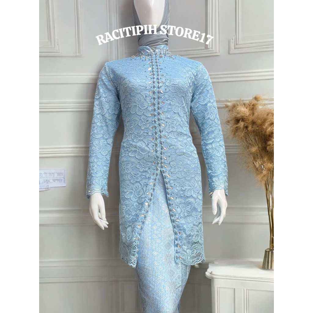 [Model Baruu]Setelen Kebaya Tunik Busui Payet|Kebaya Moderen|Kebaya Wisuda|Setelan Kebaya Tunik Busu