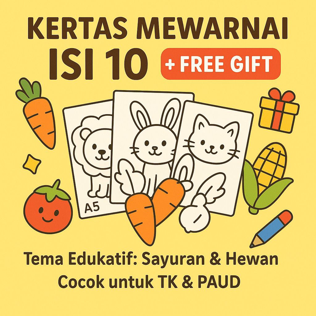

Kreativitas Anak Dimulai dari Sini – 10 Kertas Mewarnai Tematik!