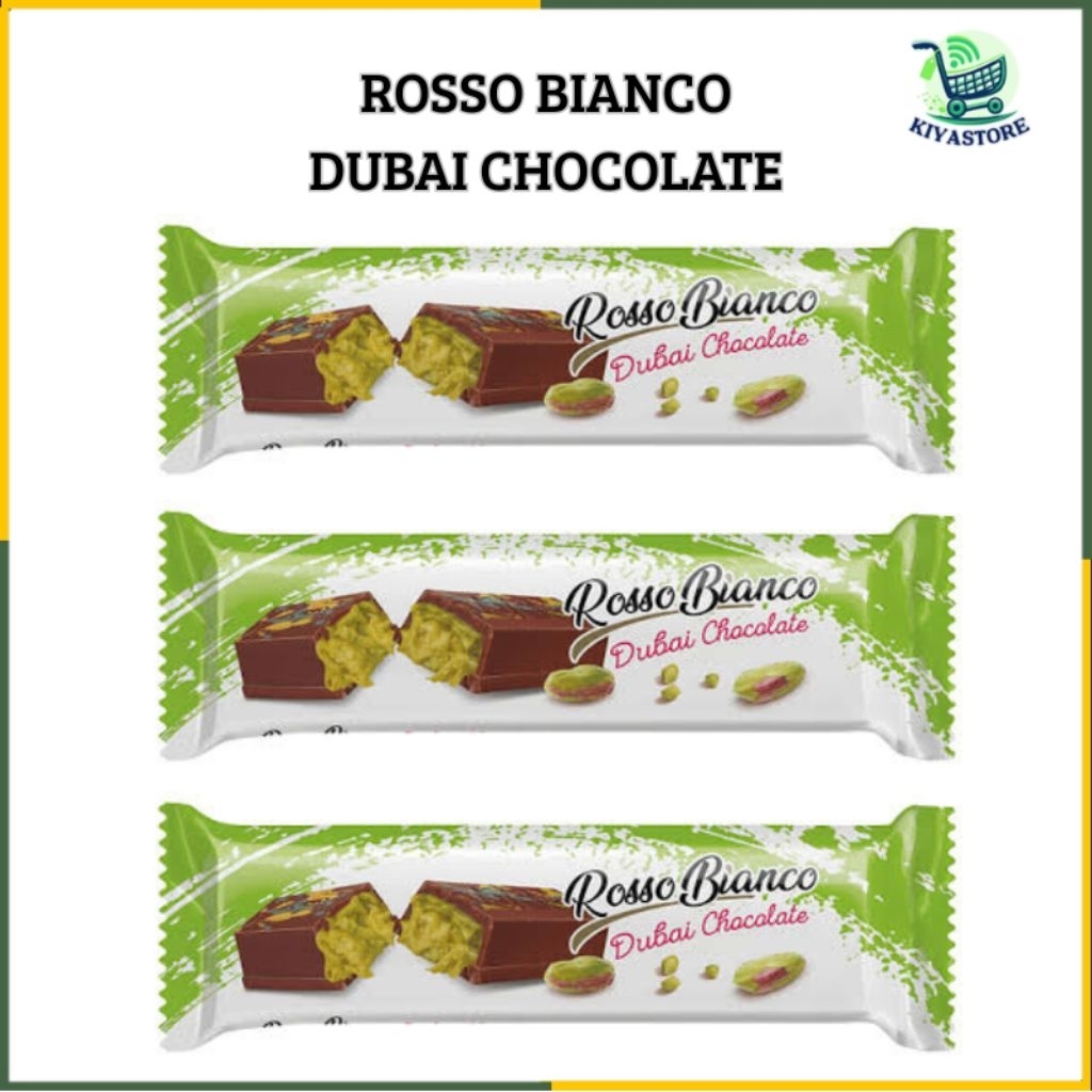 

Rosso Bianco Dubai Chocolate Cokelat Arab Camilan Haji Umroh