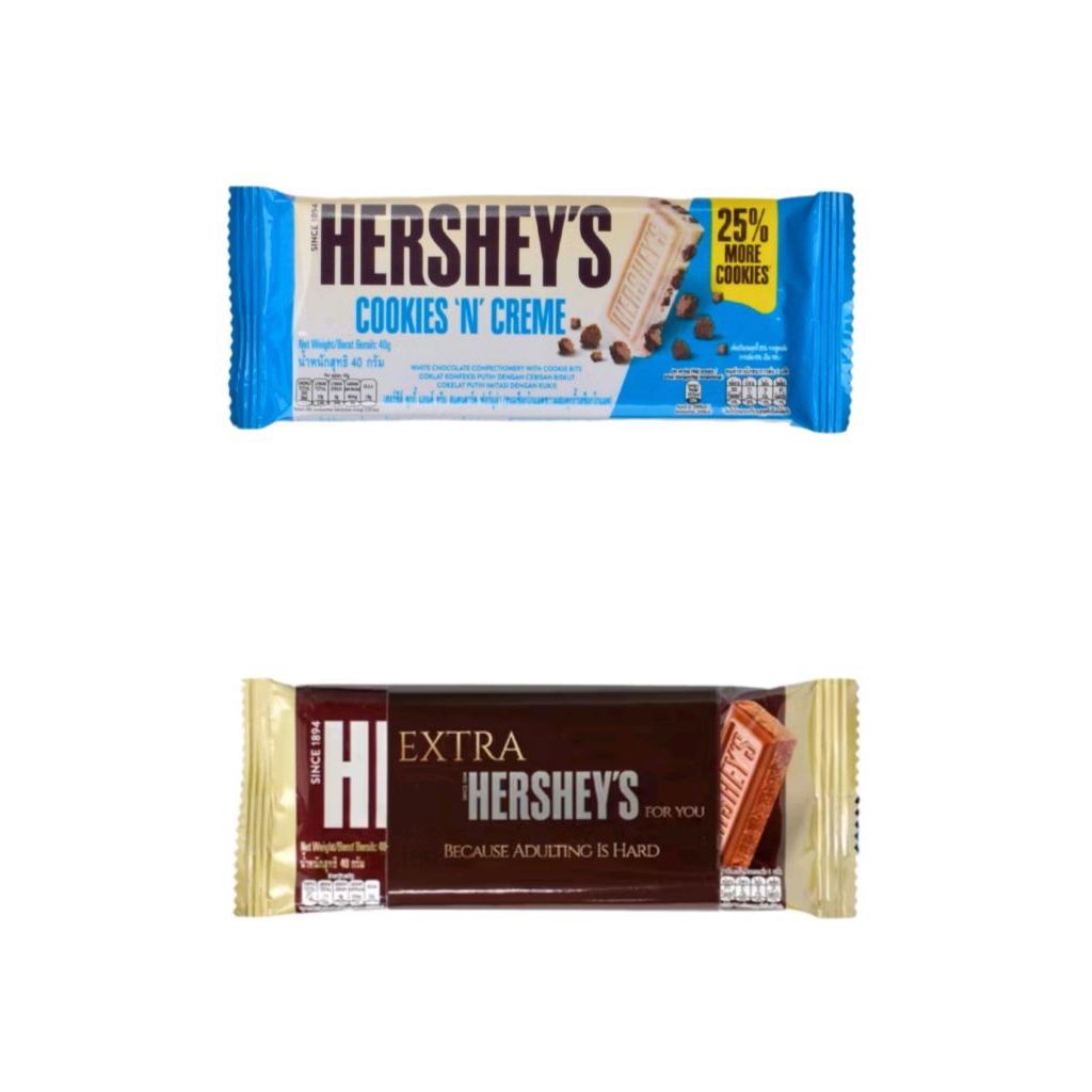 

BUY 1GET1 HERSHEYS COOKIES CREAM/ MILK COKLAT 40GR