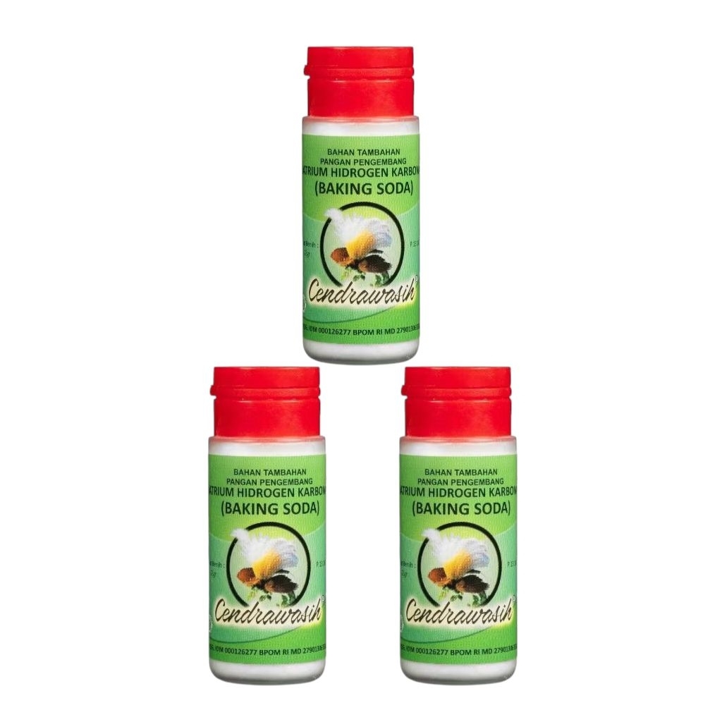 

Murah Baking Soda / Soda Kue Cendrawasih botol 25gr
