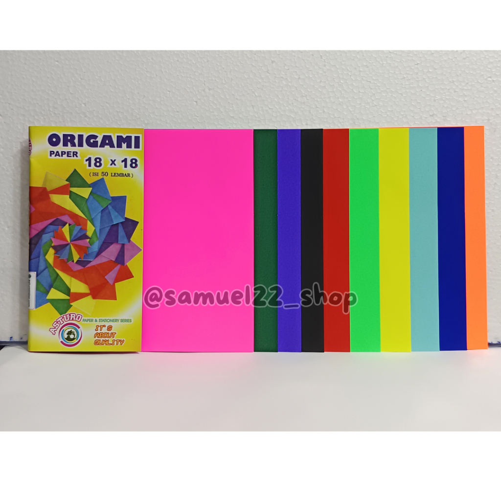

Kertas Origami / Kertas Lipat Asturo 18 x 18