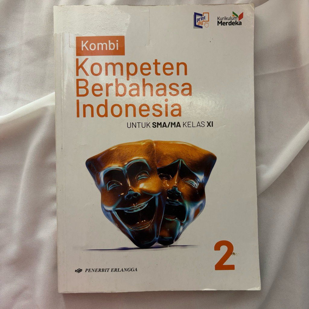 (PRELOVED) Kompeten Berbahasa Indonesia/Buku Bahasa Indonesia SMA/MA Kelas XI Erlangga