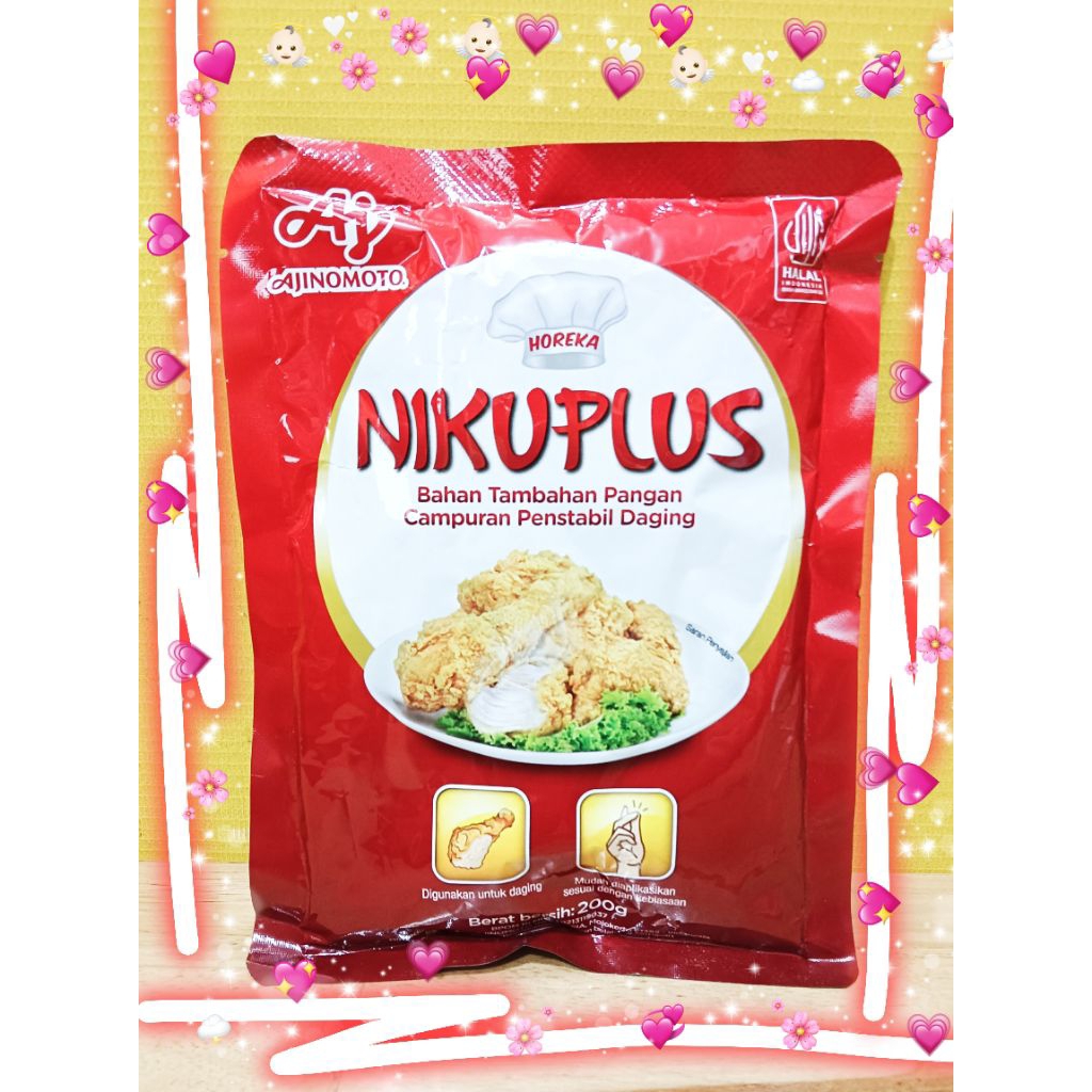 

AJINOMOTO NIKUPLUS 200GR BAHAN TAMBAHAN PANGAN CAMPUR PENSTABIL DAGING