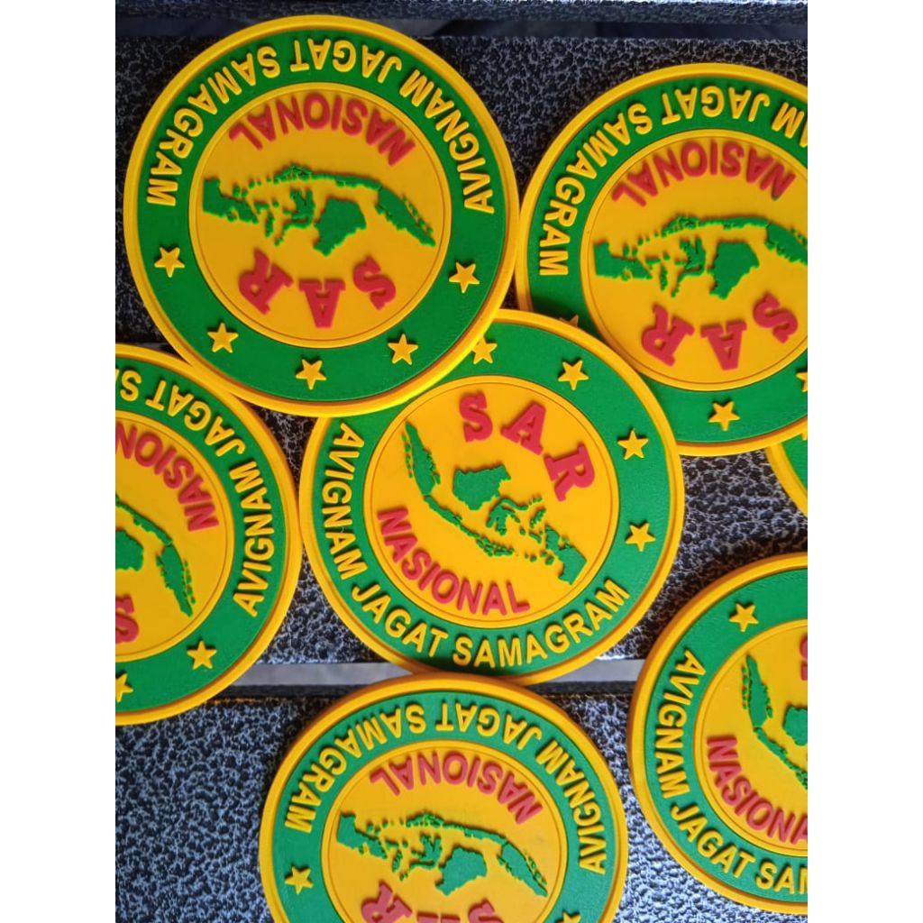 Patch rubber emblem SAR/BPBD/TRC