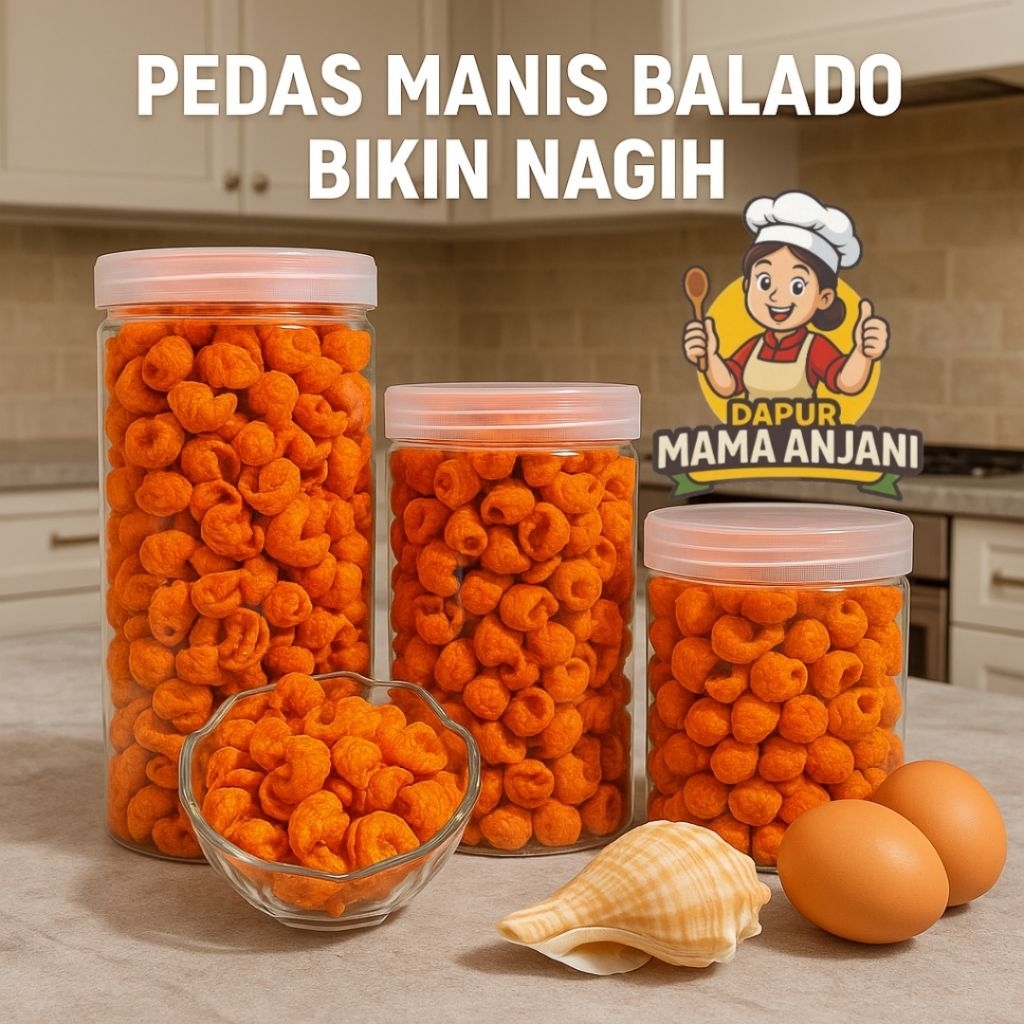 

MAKRONI KERANG PEDAS MANIS BALADO PREMIUM BY DAPUR ANJANI