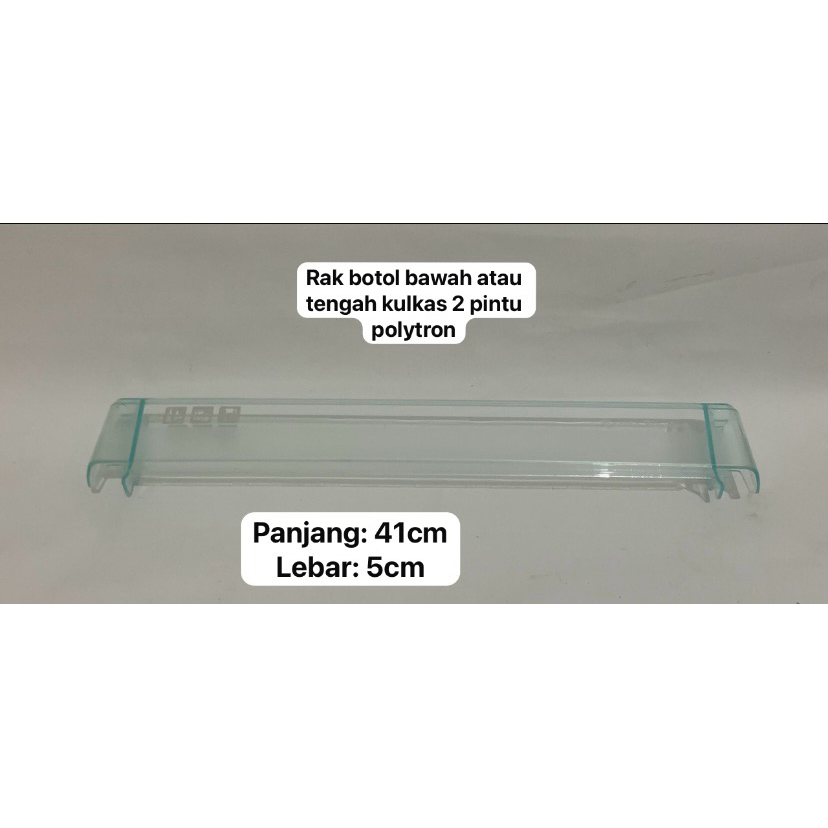 RAK BOTOL KULKAS 2 PINTU / 1 PINTU POLYTRON BAGIAN BAWAH / TENGAH SECOND ORIGINAL | RAK KULKAS POLYT