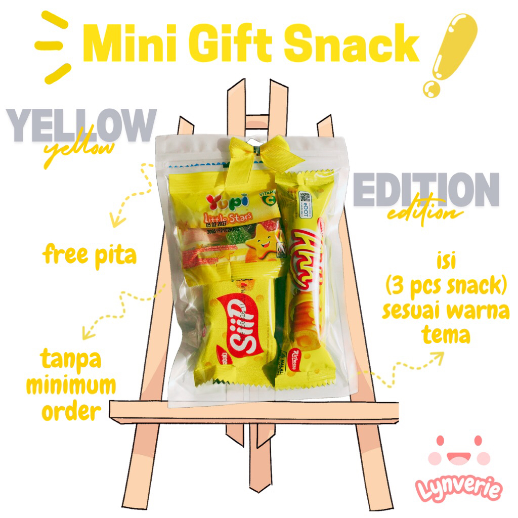 

MINI GIFT SNACK || YELLOW EDITION || HAMPERS KEKINIAN