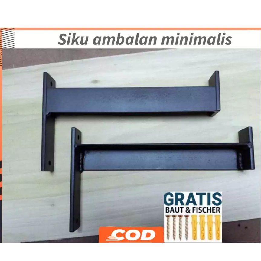 SIKU AMBALAN / BESI PENYANGGA PAPAN / SIKU L