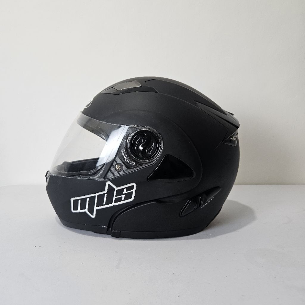 helm mds full face modular hitam