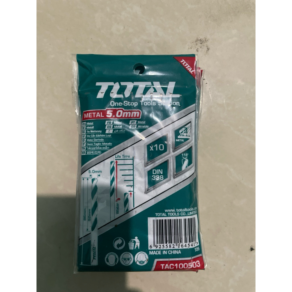 Mata bor merk TOTAL 5mm