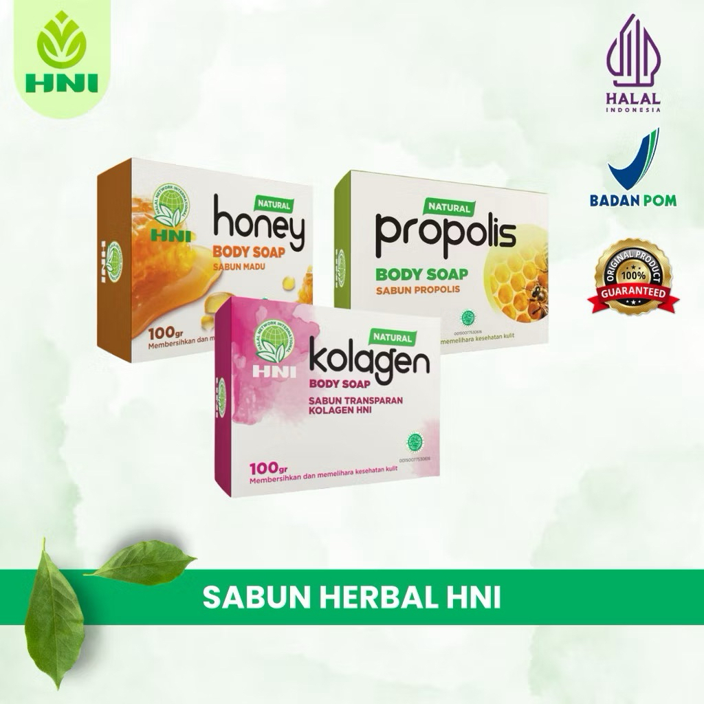 (HNI) SABUN KOLAGEN HNI | BODY SOAP SABUN TRANSPARAN KOLAGEN