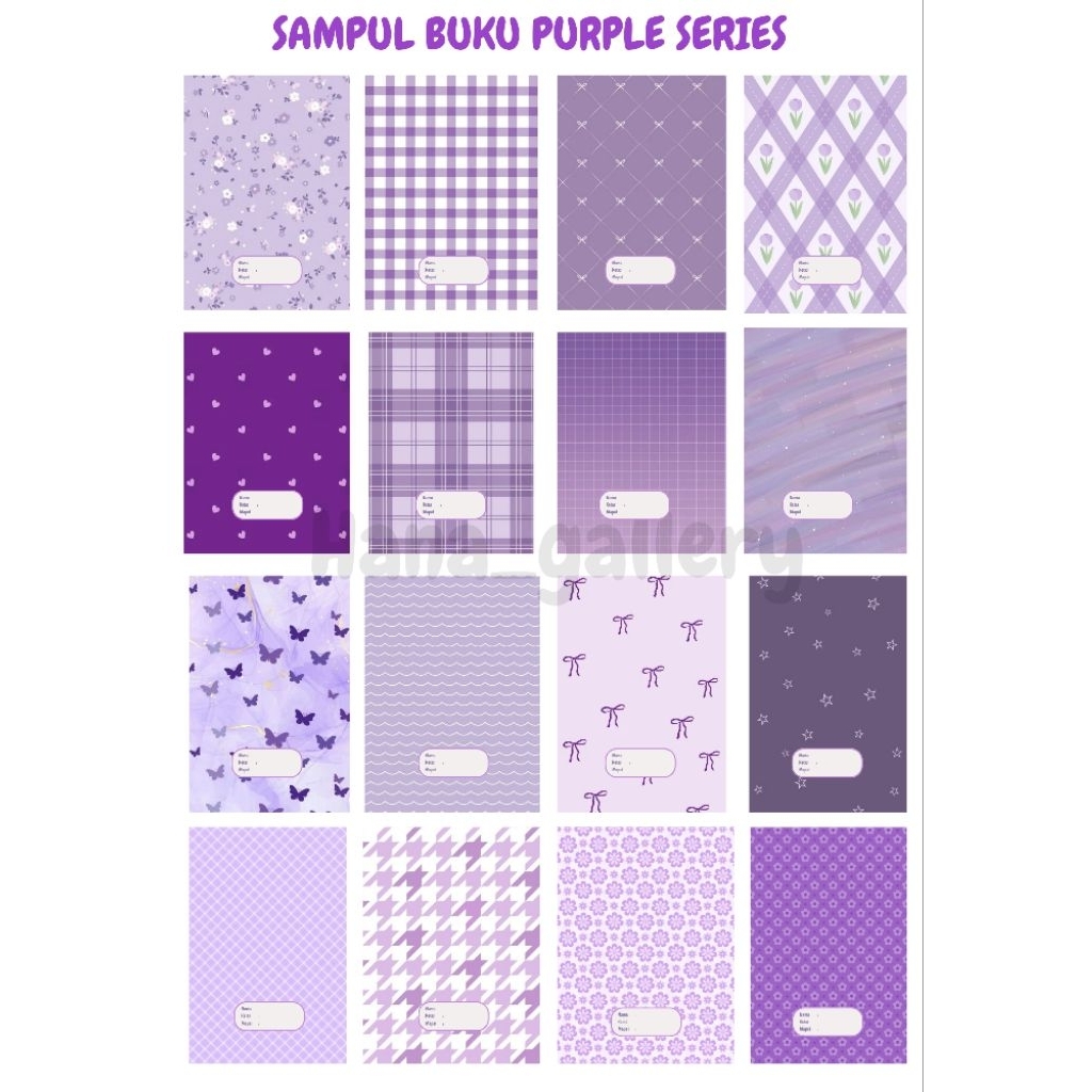 

SAMPUL BUKU AESTHETIC (PURPLE SERIES)