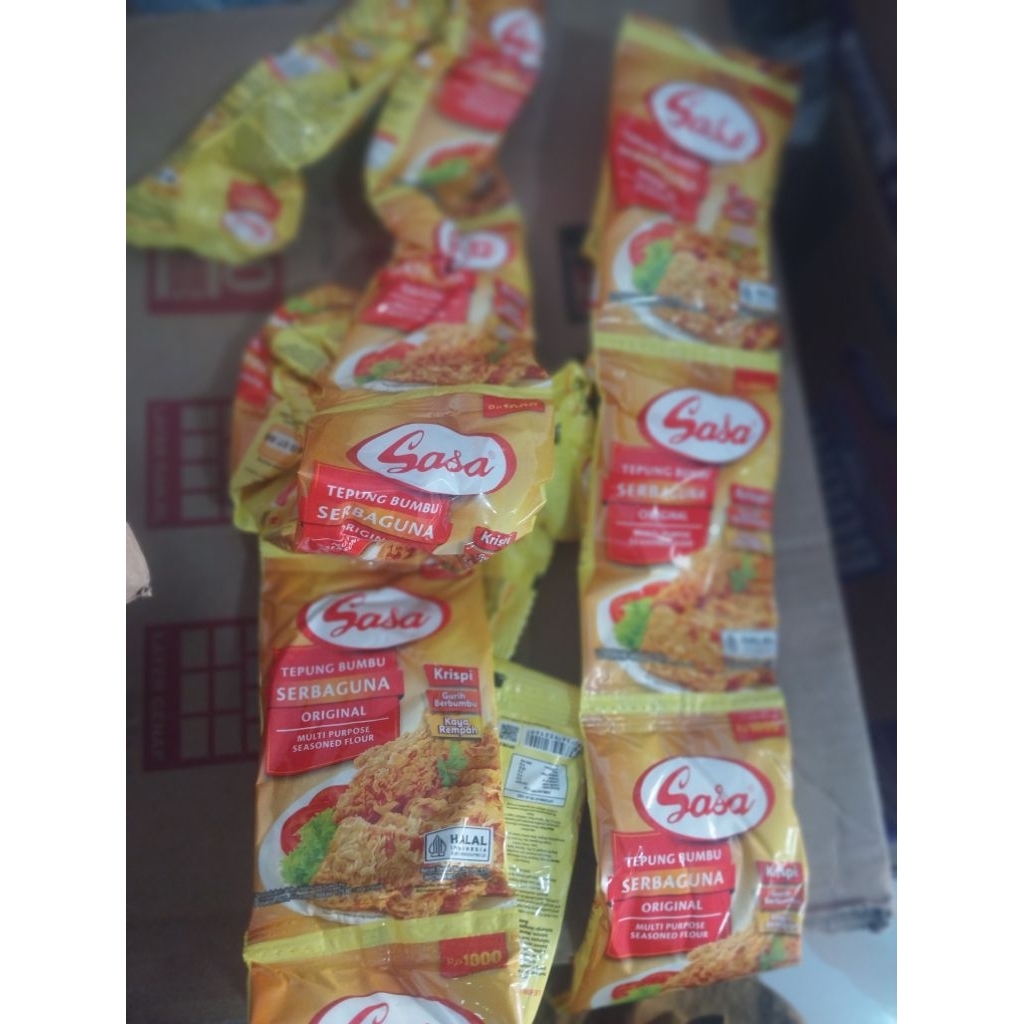 

2 rentengTepung bumbu sasa//tepung serba guna original 20pcs