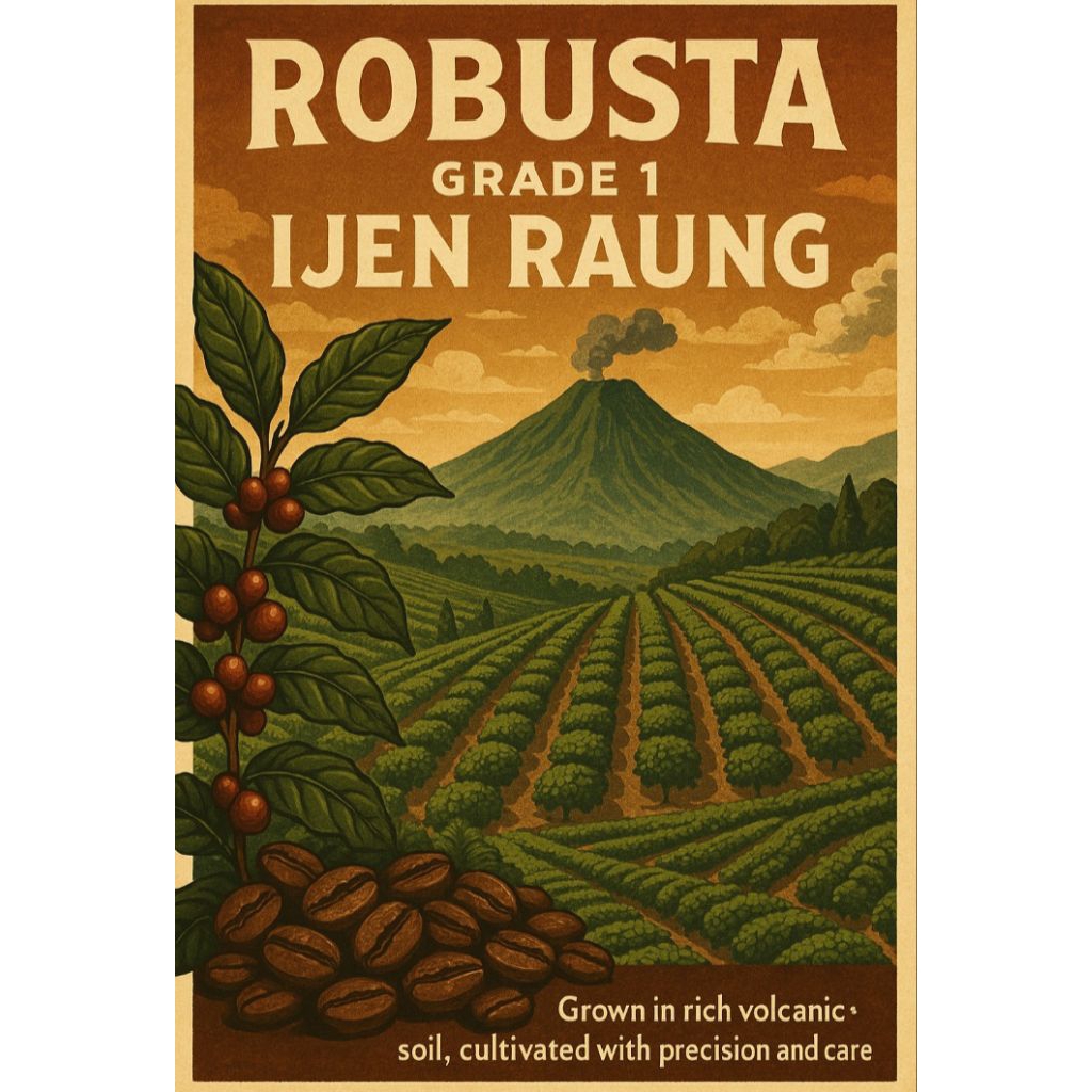 

GREEN BEAN ROBUSTA IJEN RAUNG BERAT 1 KG