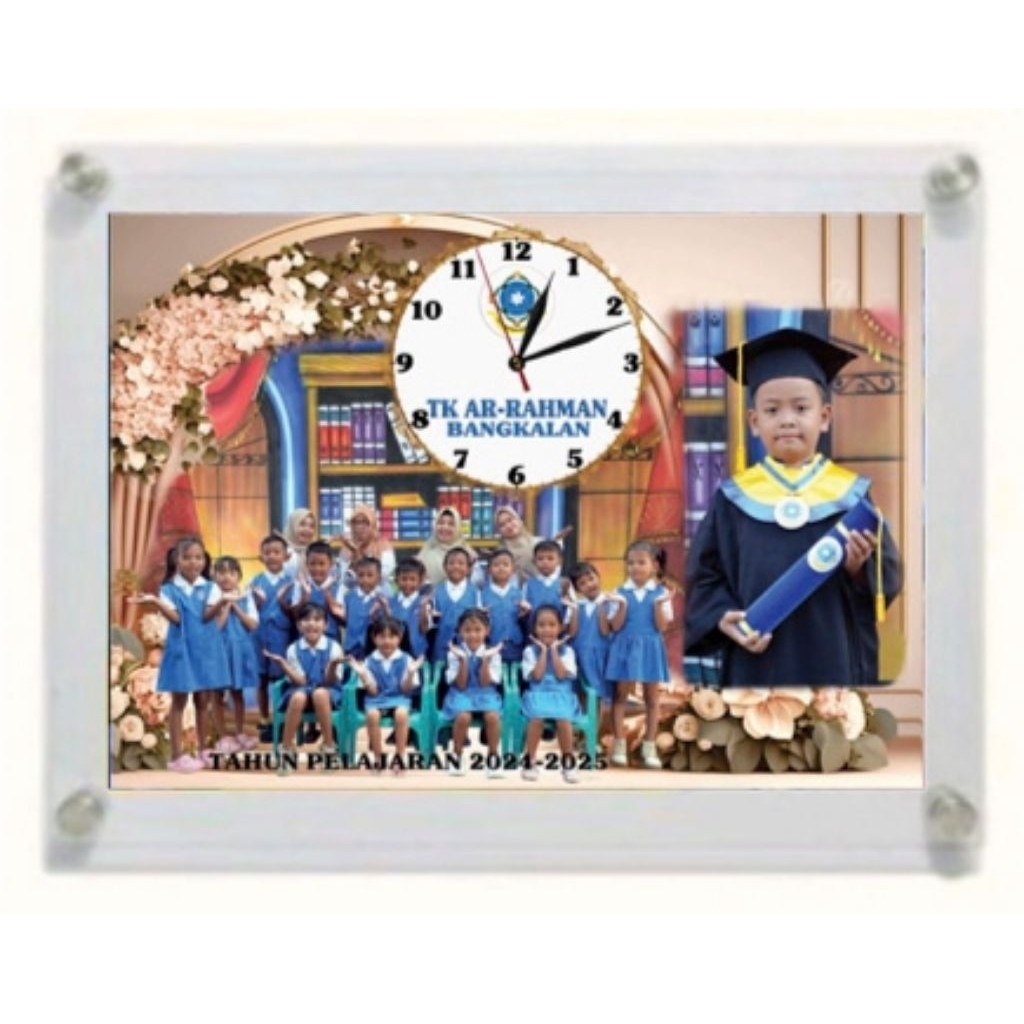 Jam Dinding Akrilik Foto 10R  A4