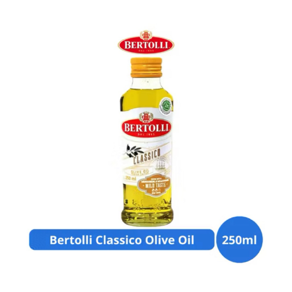 

Bertolli Classico Olive Oil 250ml – Rasa Ringan, Masakan Sehat Berkualitas