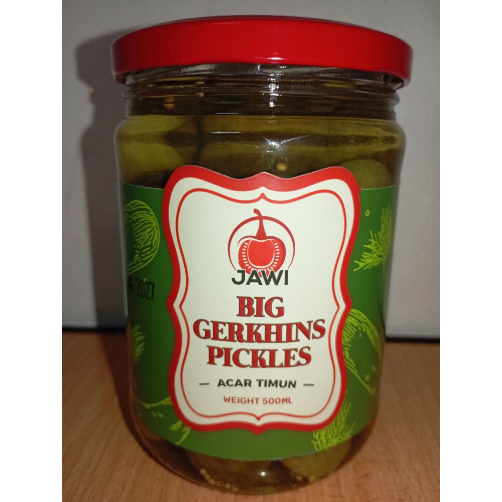 

BIG GHERKINS PICKLES JAWI 500 gr