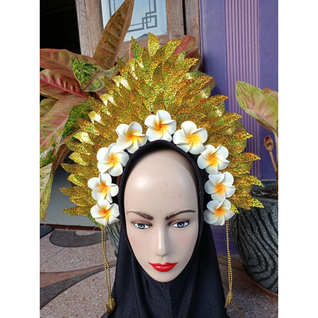 Mahkota adat Bali / mahkota bali / mahkota murah