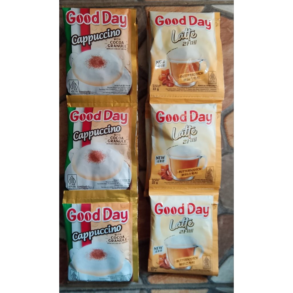 

Gooday cappucino & Gooday latte isi 10