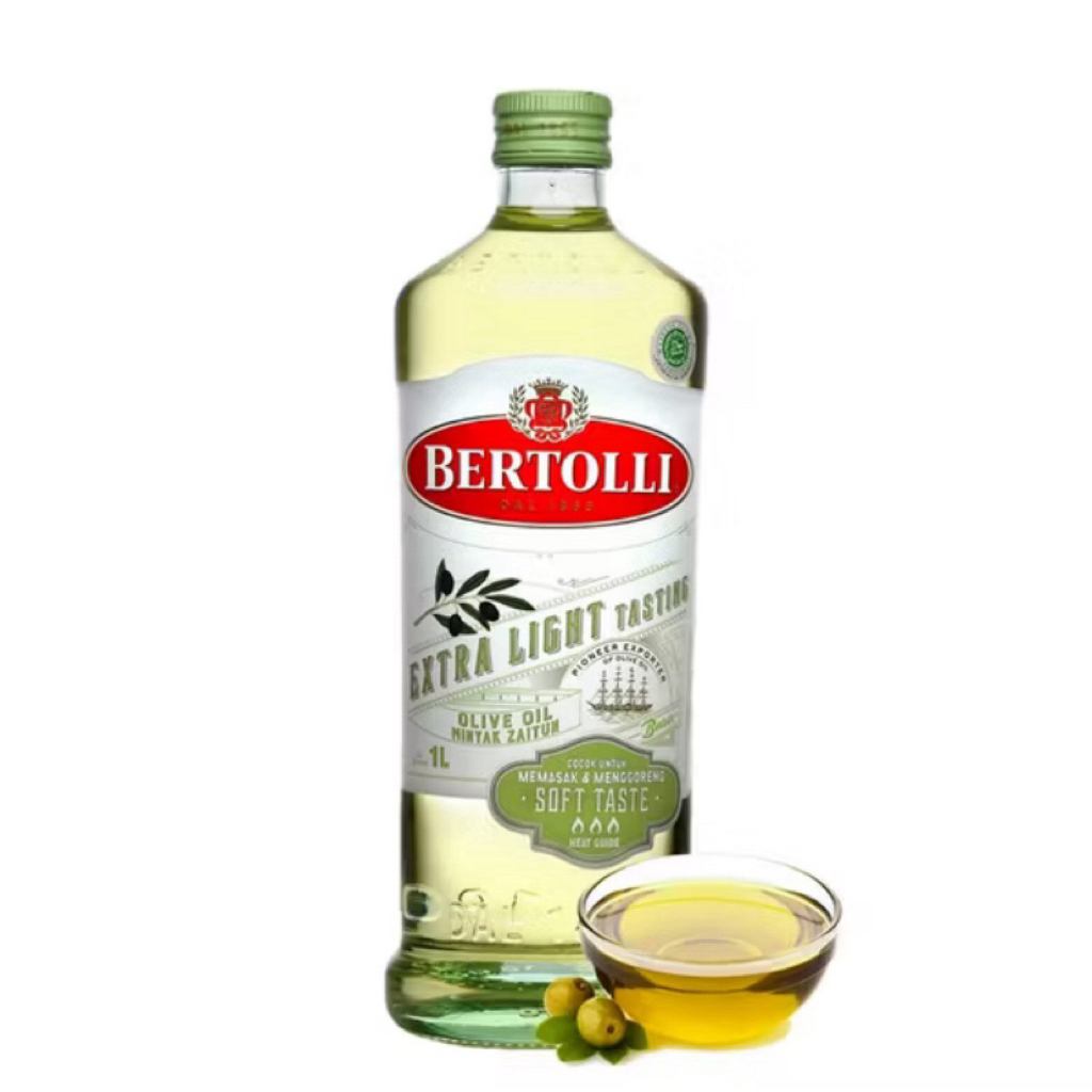 

Bertolli Extra Light Tasting Olive Oil 1L – Minyak Zaitun Ringan untuk Semua Masakan
