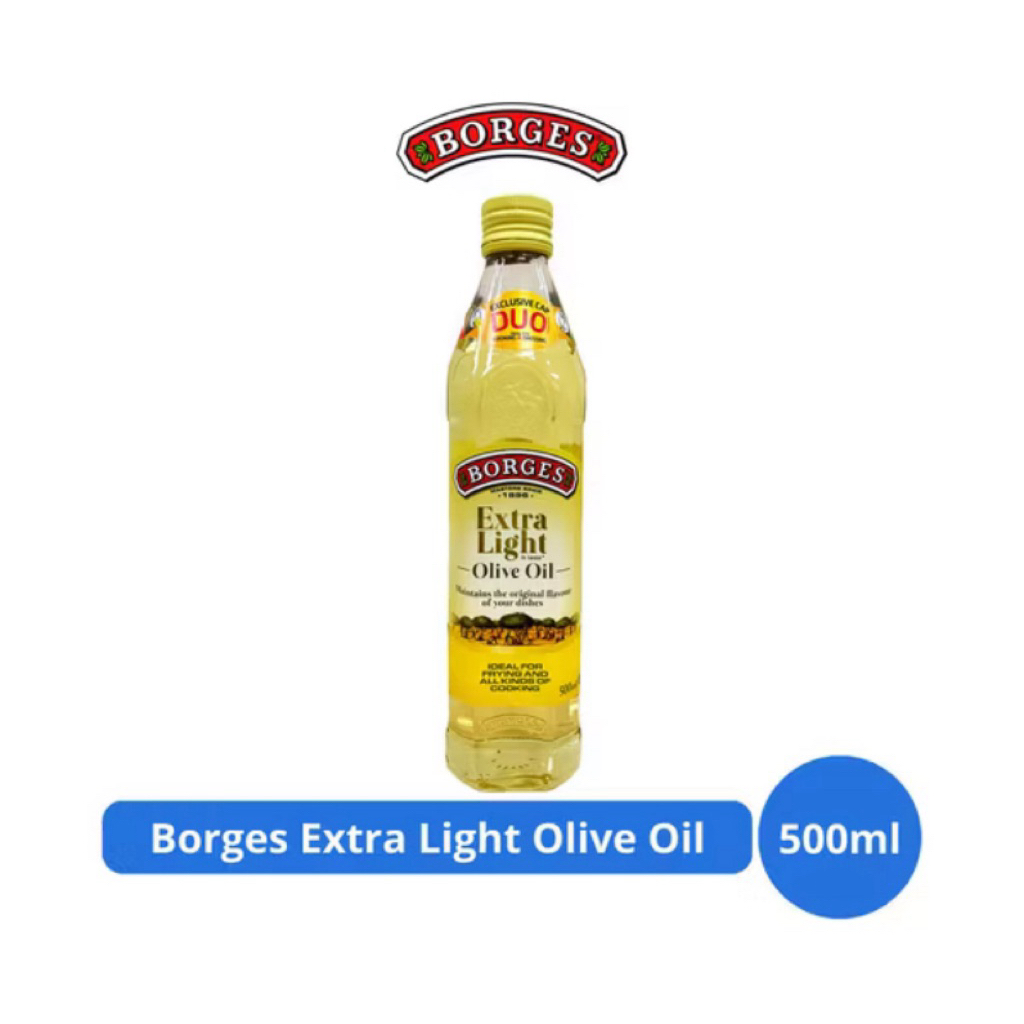 

Borges Extra Light Olive Oil 500ml – Minyak Zaitun Lembut untuk Masakan Sehat