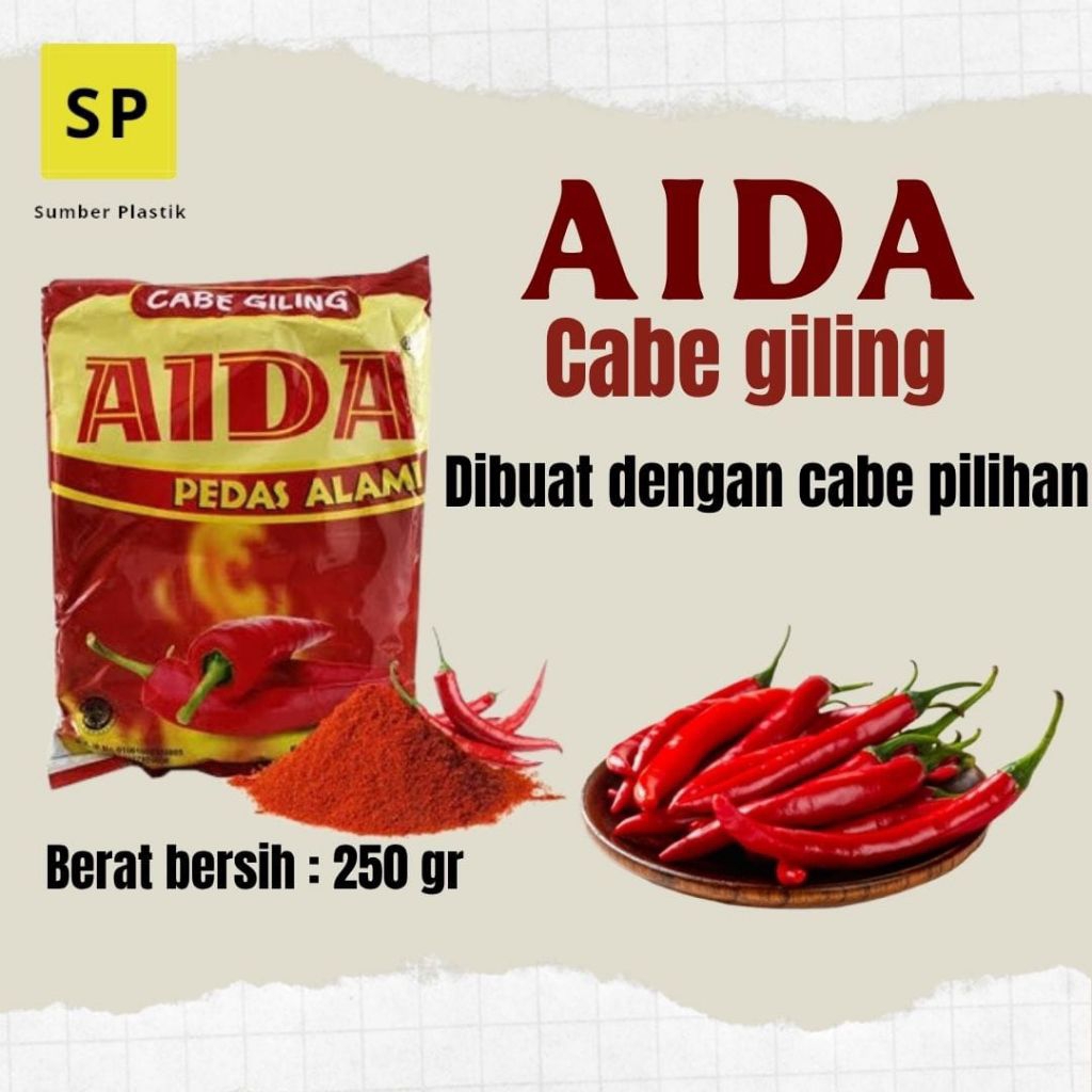 

AIDA CABE BUBUK 250 GRAM