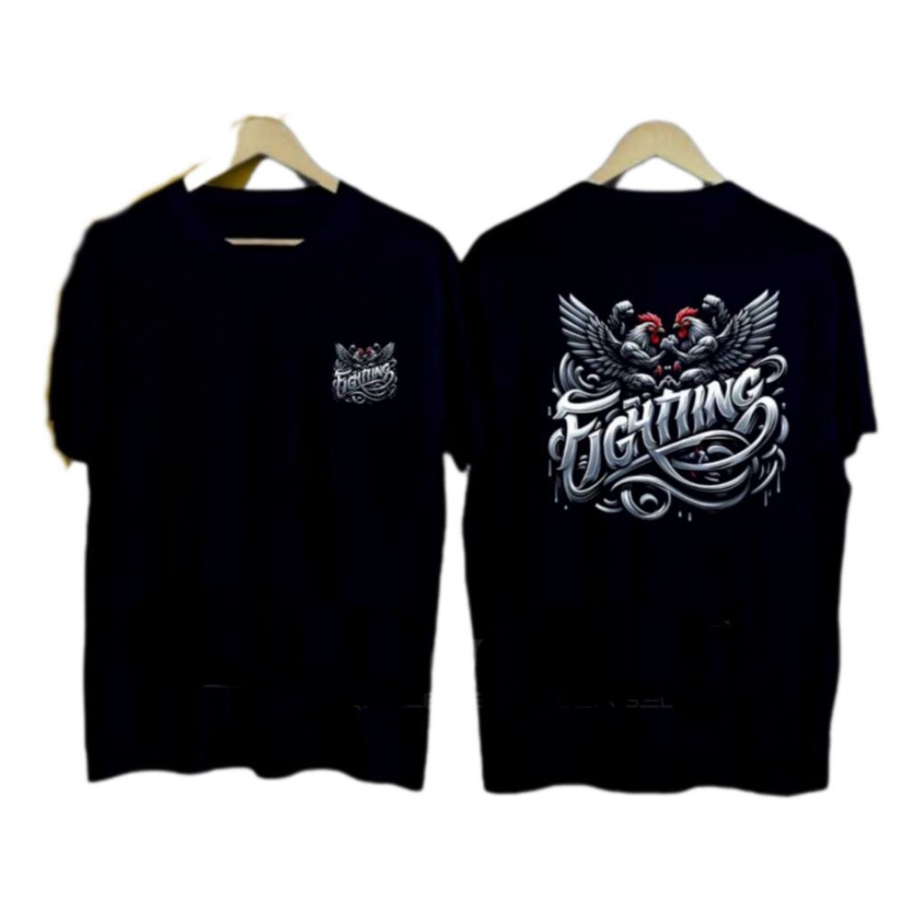 KAOS AYAM JAGO FIGHTING//KAOS FIGHTER AYAM JAGO