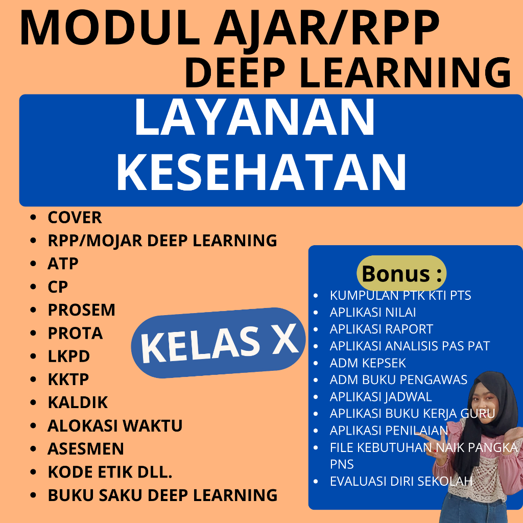 

Modul Ajar/RPP Deep Learning SMK LAYANANA KESEHATAN FASE E KELAS 10 - RPP DEEP LEARNING SMK SIAP PAKAI