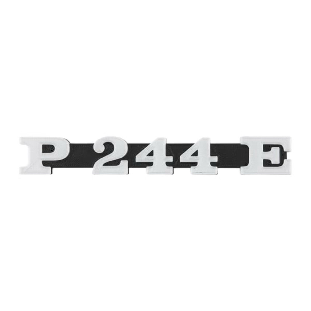 Emblem P244E SIP Original Vespa 244 cc